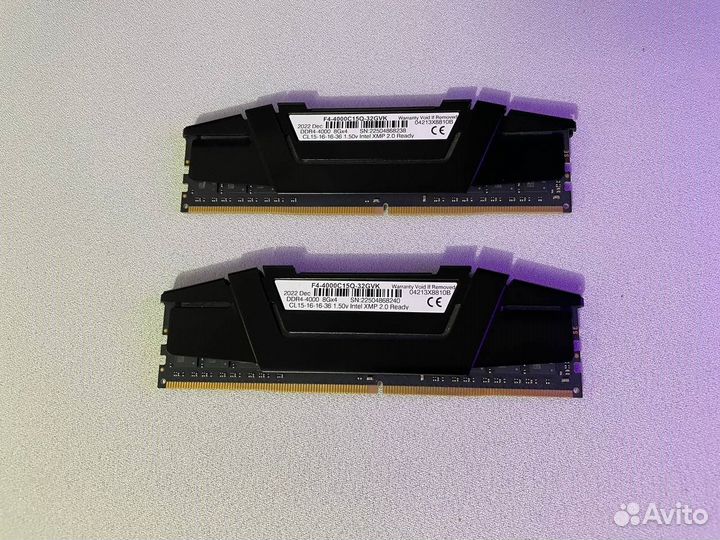 G.Skill Ripjaws V 16GB 4000 MHz cl15