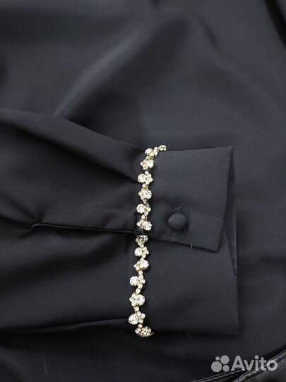 Блузка+юбка шорты кожаная