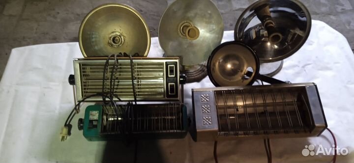 Электрокамины, обогреватели СССР