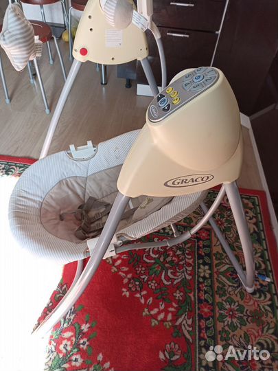 Детские электронные качели graco