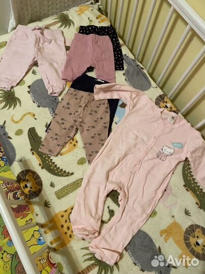 Вещи пакетом на девочку 62