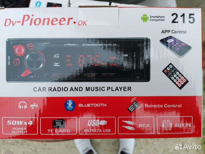 Автомагнитола pioneer с bluetooth