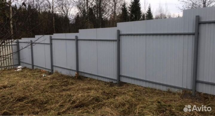 Забор из профлиста