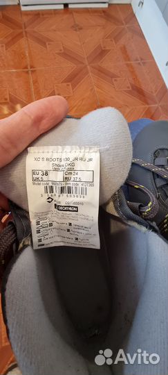 Лыжные ботинки декатлон 38 р. 24см