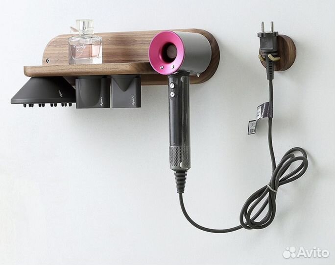Деревянная полка для фена дайсон, новая