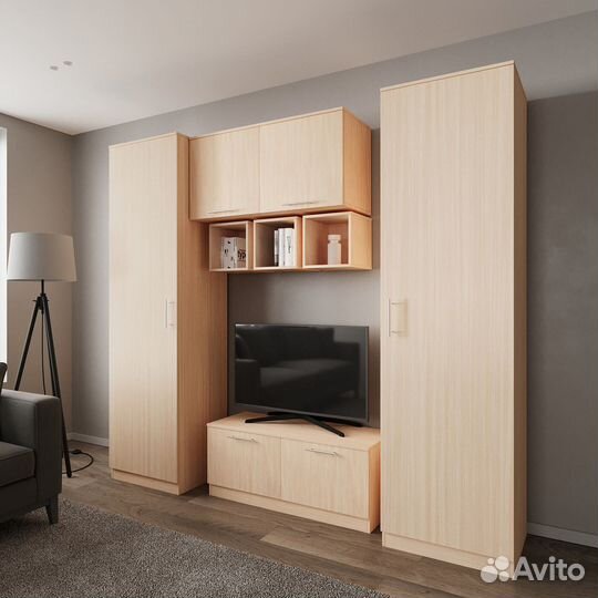 Тумба Афина-951b дуб молочный прикроватная