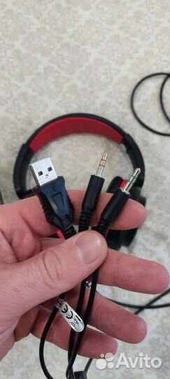 Игровые наушники с микрофоном для пк