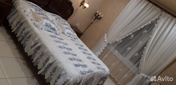 Шторы и покрывало