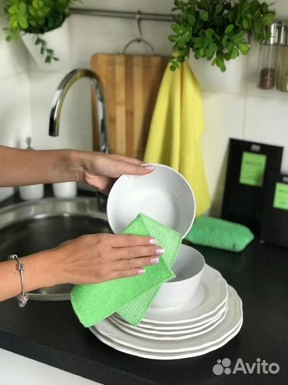 Сафетка для мытья посуды Гринвей