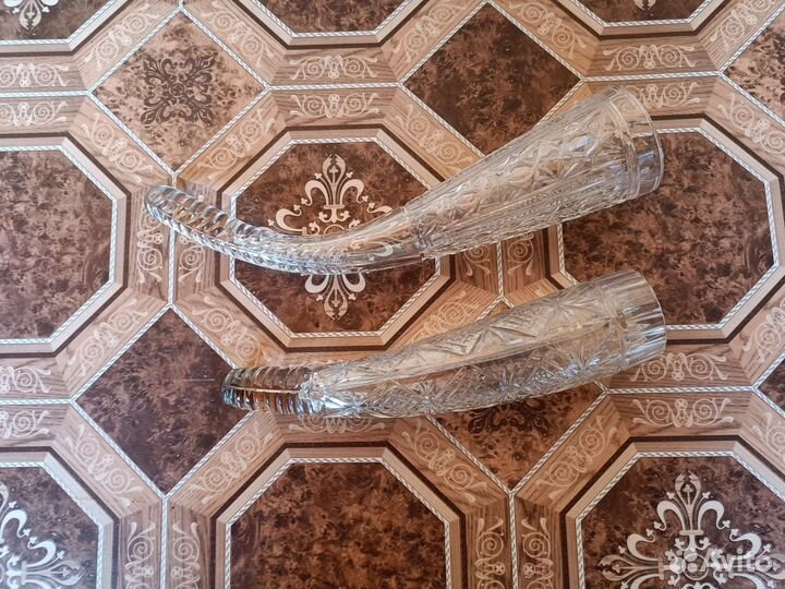 Хрустальный рог изобилия Гусь Хрустальный СССР