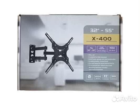 Кронштейн для телевизора наклон/поворот 32-56