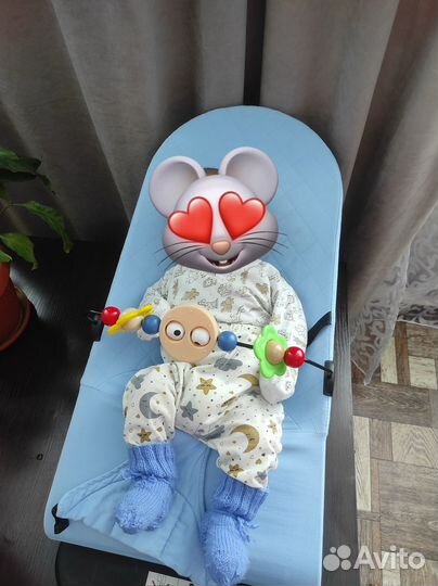 Шезлонг детский бу