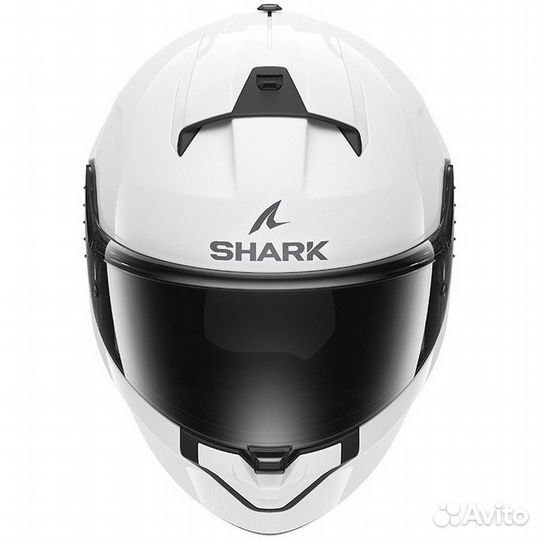 Мотошлем Shark Ridill 2 Blank, цвет Белый