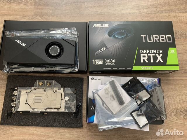 Видеокарта asus RTX 2080TI купить в Москве | Электроника | Авито