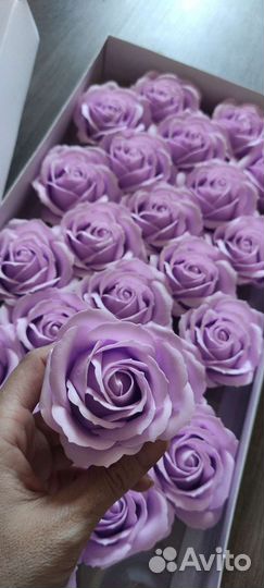 Розы из мыла