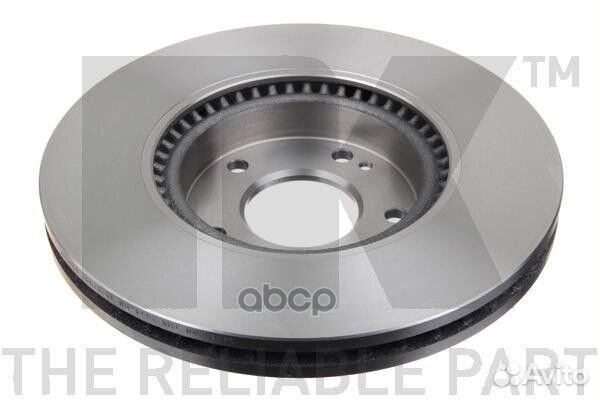 Диск тормозной передний вентилируемый hyundai S