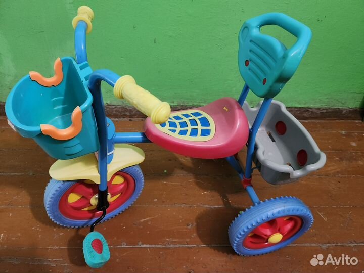 Детский трехколесный велосипед бу