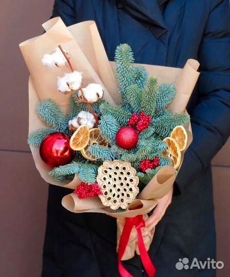 Новогодние букеты