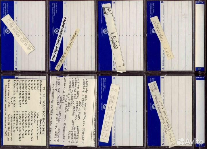 10 аудио sony Super EF 90 1988-89г. made in japan