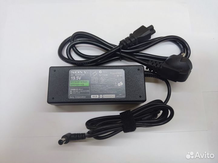 Блок питания sony 19.5v-4.7a / 90w / 6.5x4.4mm