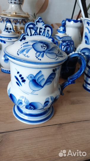 Посуда Гжель