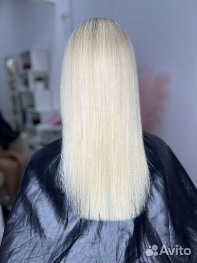 Кератиновое выпрямление волос