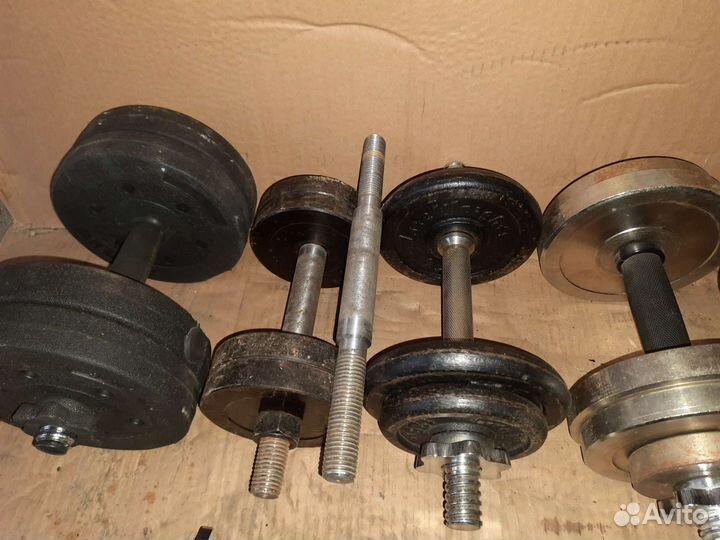 Гиря, гантеля, блины, гриф