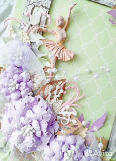 Открытка ручной работы 