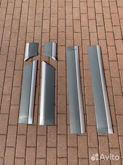 Молдинги ваз 2114 широкие снежная королева 690