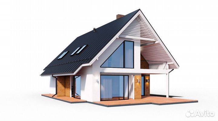 Каркасный дом Омега 117 Топ Новинка Проект 24г