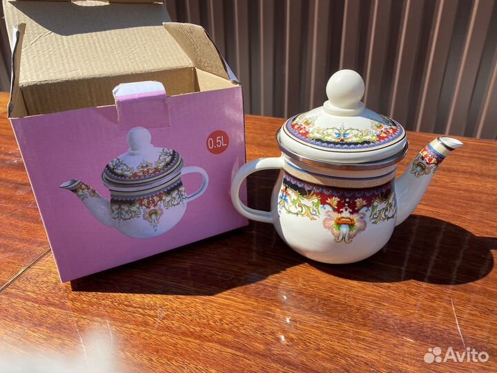 Чайник заварочный металлический