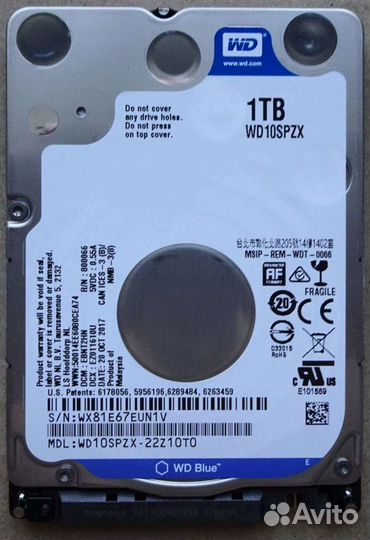 1TB переносной жестк\диск WD USB 3.0