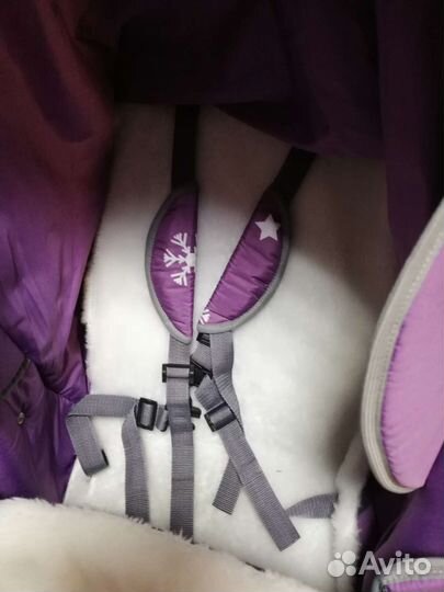 Детские санки коляска с колесами