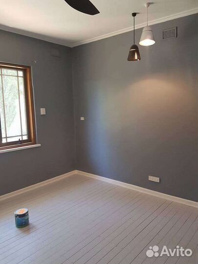 Покраска стен потолков