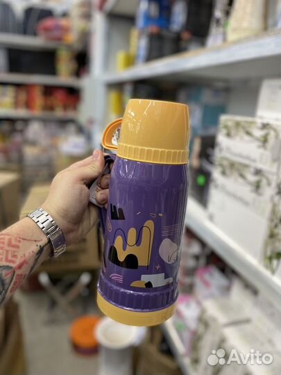 Термос стекло