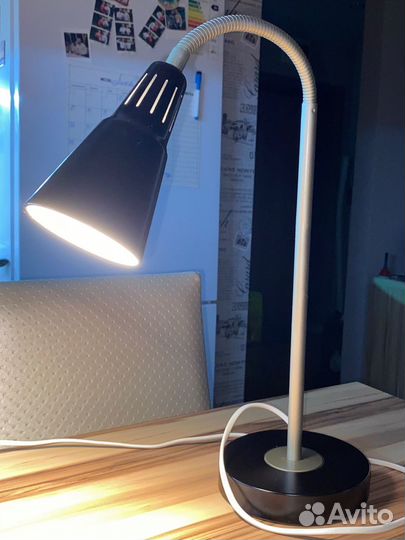 Лампа настольная икеа кварт
