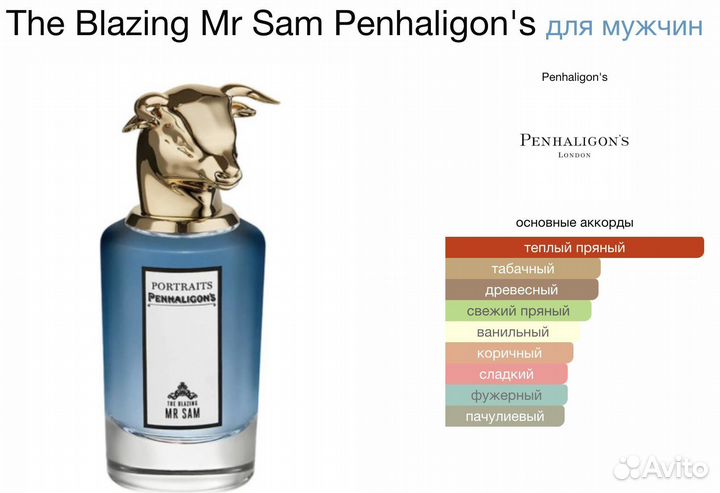 Духи мужские Penhaligon's The Blazing Mr Sam 75мл