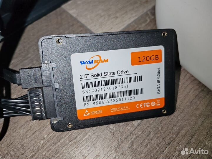 Жесткий диск ssd walram 120gb