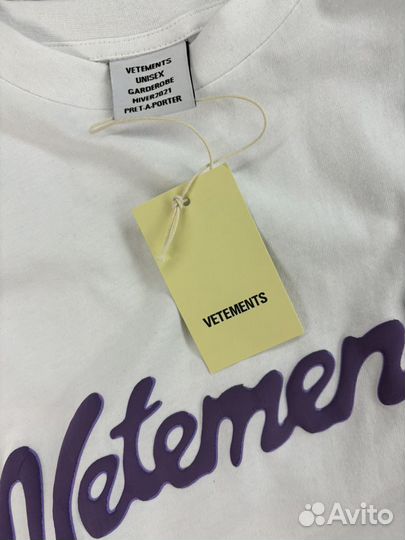 Футболка Vetements Milka (белая и черная)