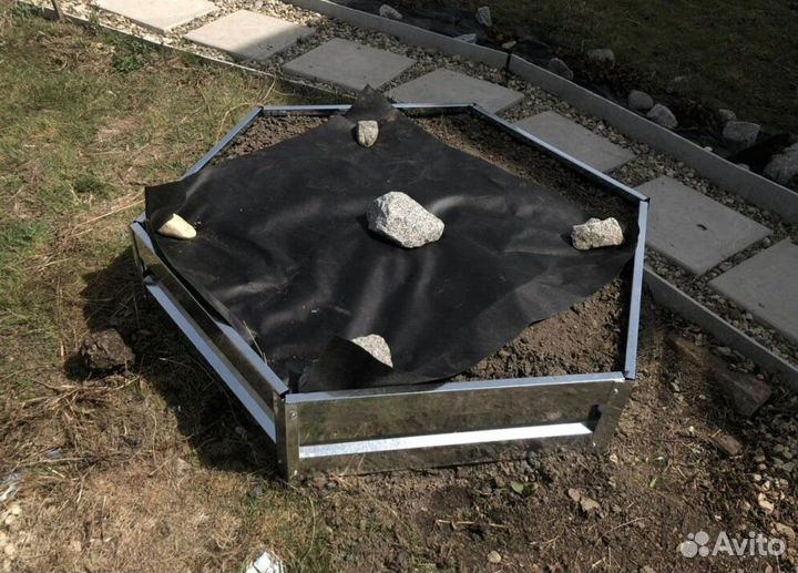 Грядка цветная 1м х 2,5м х 32см