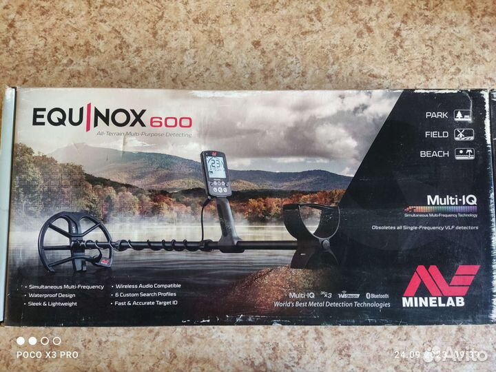 Металлоискатель minelab equinox 600