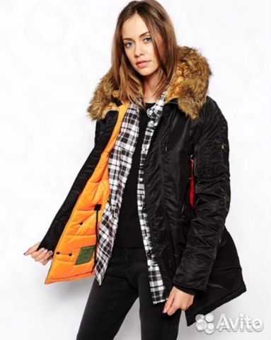 Девушка в куртка аляска фото Аляска Alpha Industries N - 3B Slim Fit Parka купить в Санкт-Петербурге Личные в
