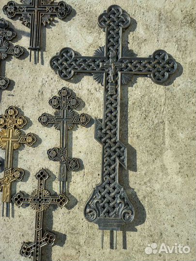 Кресты литые чугун