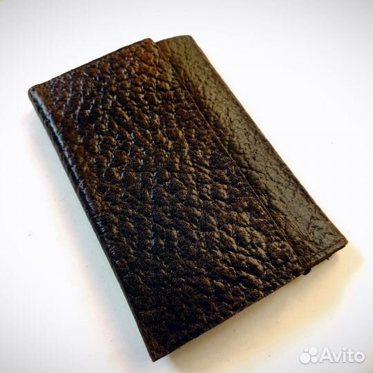 Портмоне мужское СССР кожаное ручной работы винтаж