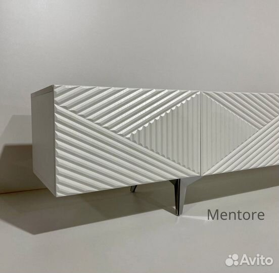 Тумба тв Bravo на опорах (капучино)