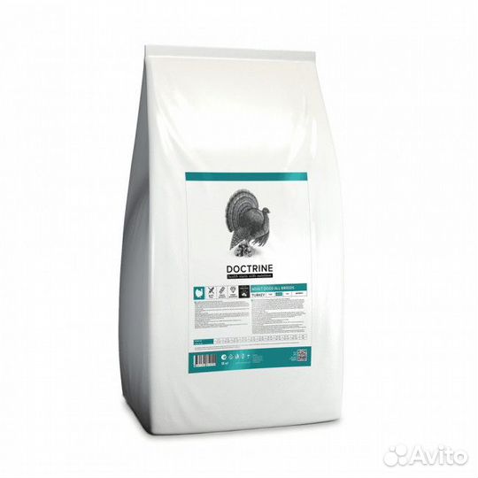 Doctrine корм для взрослых собак, Индейка, 18кг