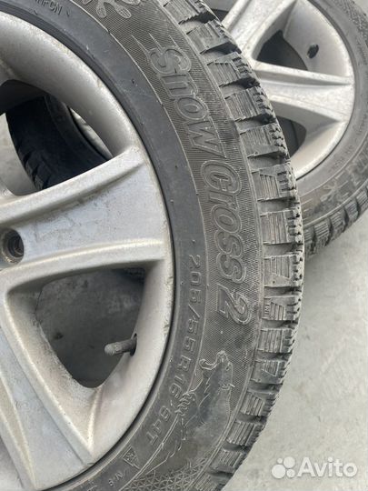 Колеса зима r 16 205/55 Mazda