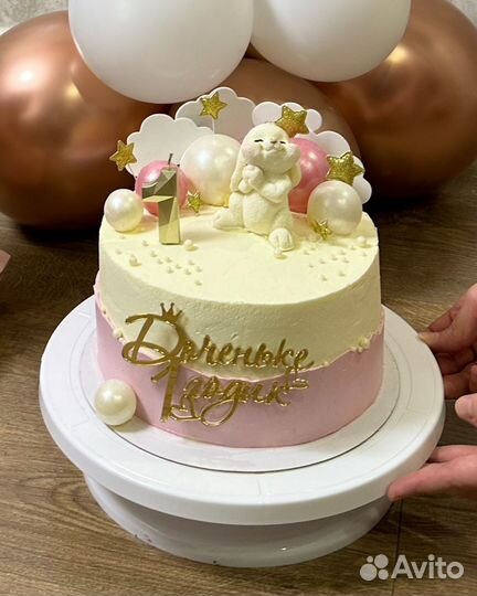 Топпер для торта на 1 годик