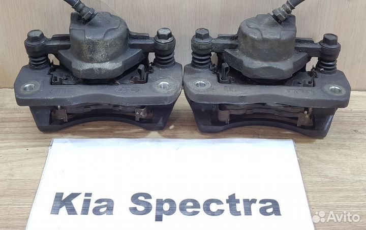 Суппорт тормозной передний Kia Spectra, 2004г