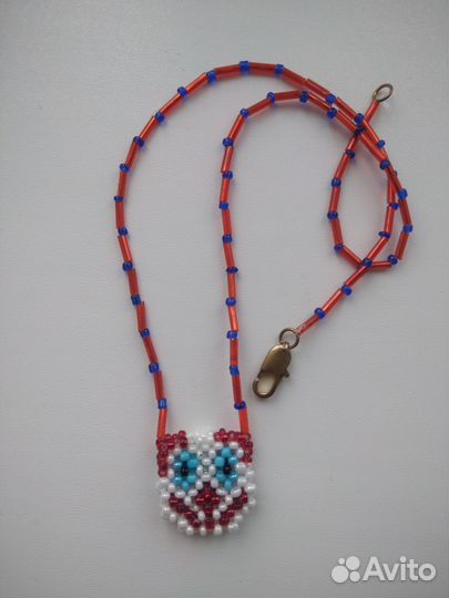 Плету из бисера кулончики